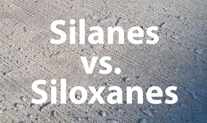Silane and Siloxane Water Repellents for Concrete and Masonry